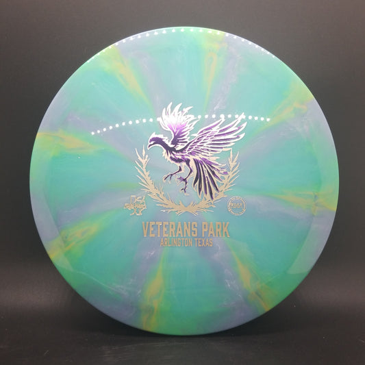 Mint VPO Apex Phoenix green with purple/silver stamp 175g