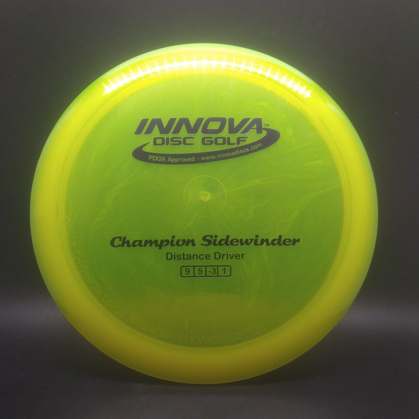 Innova Champion Sidewinder Yellow 173-5g Purple stamp