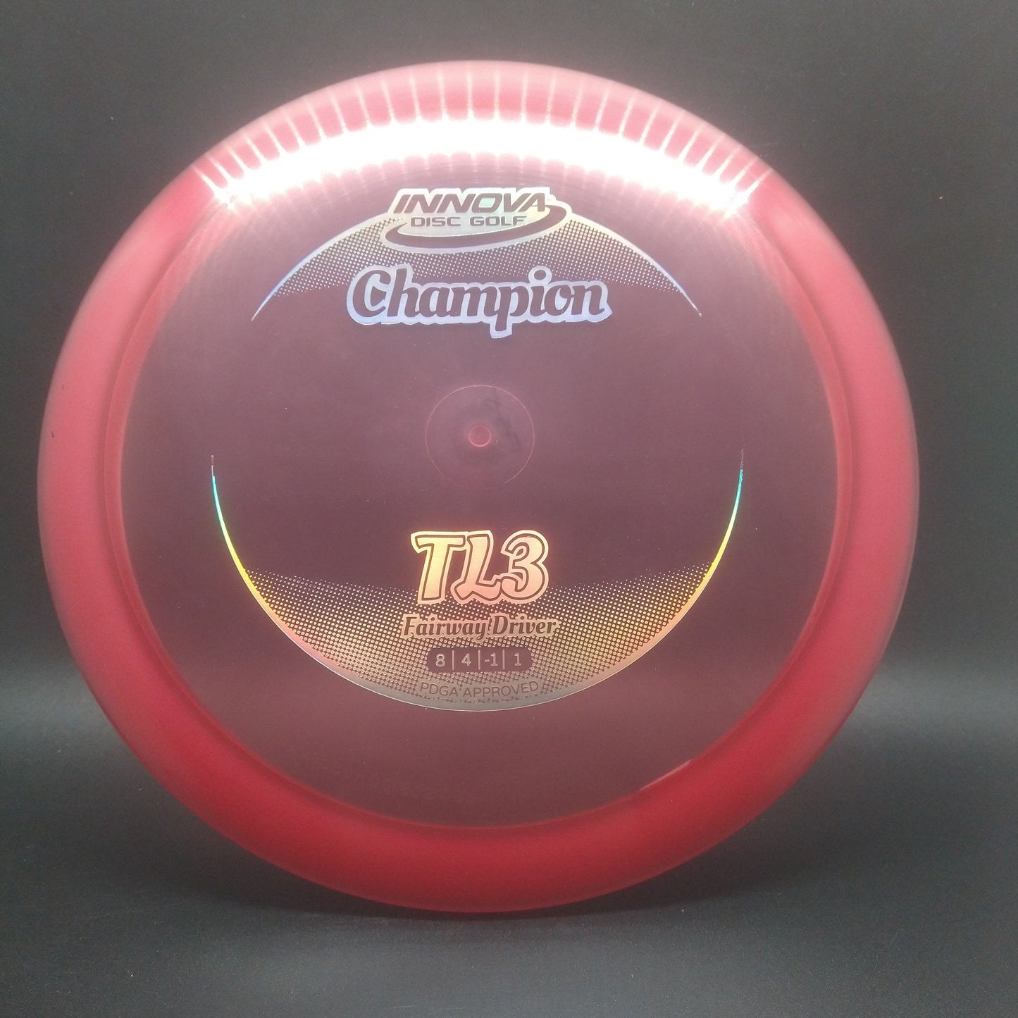 Innova Champion TL3 Red 173-5g with silver stamp