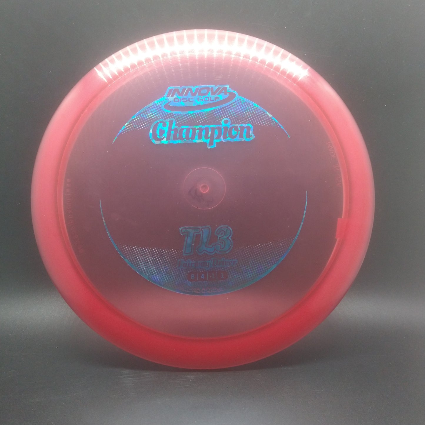 Innova Champion TL3 Red 173-5g with blue stamp