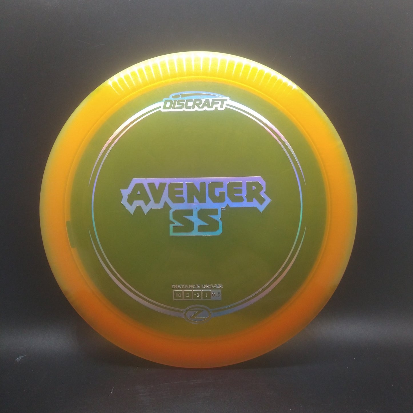 Discraft Z Avenger ss orange with silver stamp 173-4g
