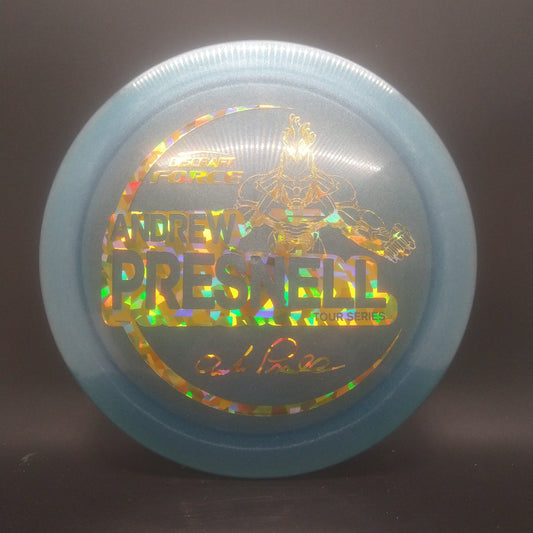 Discraft Z Tour Series Andrew Presnell Force Blue with gold stamp 170-2g