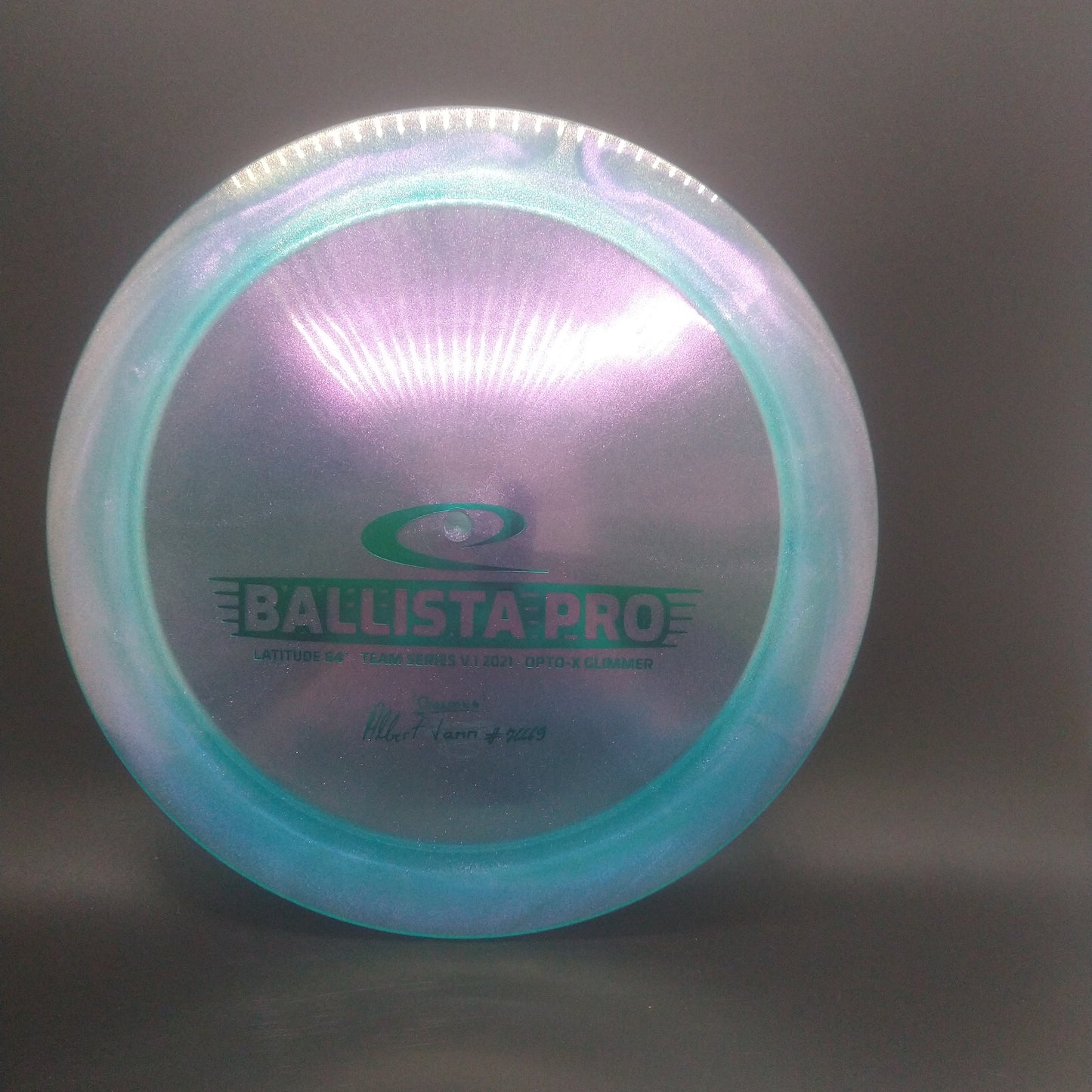 Latitude 64 Opto-X Glimmer Ballista Pro Mint Blue 174g