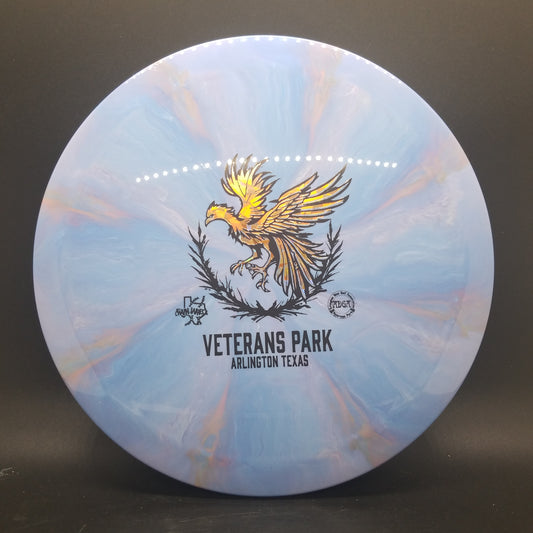 Mint VPO Apex Phoenix blue with silver shatter/black stamp 175g