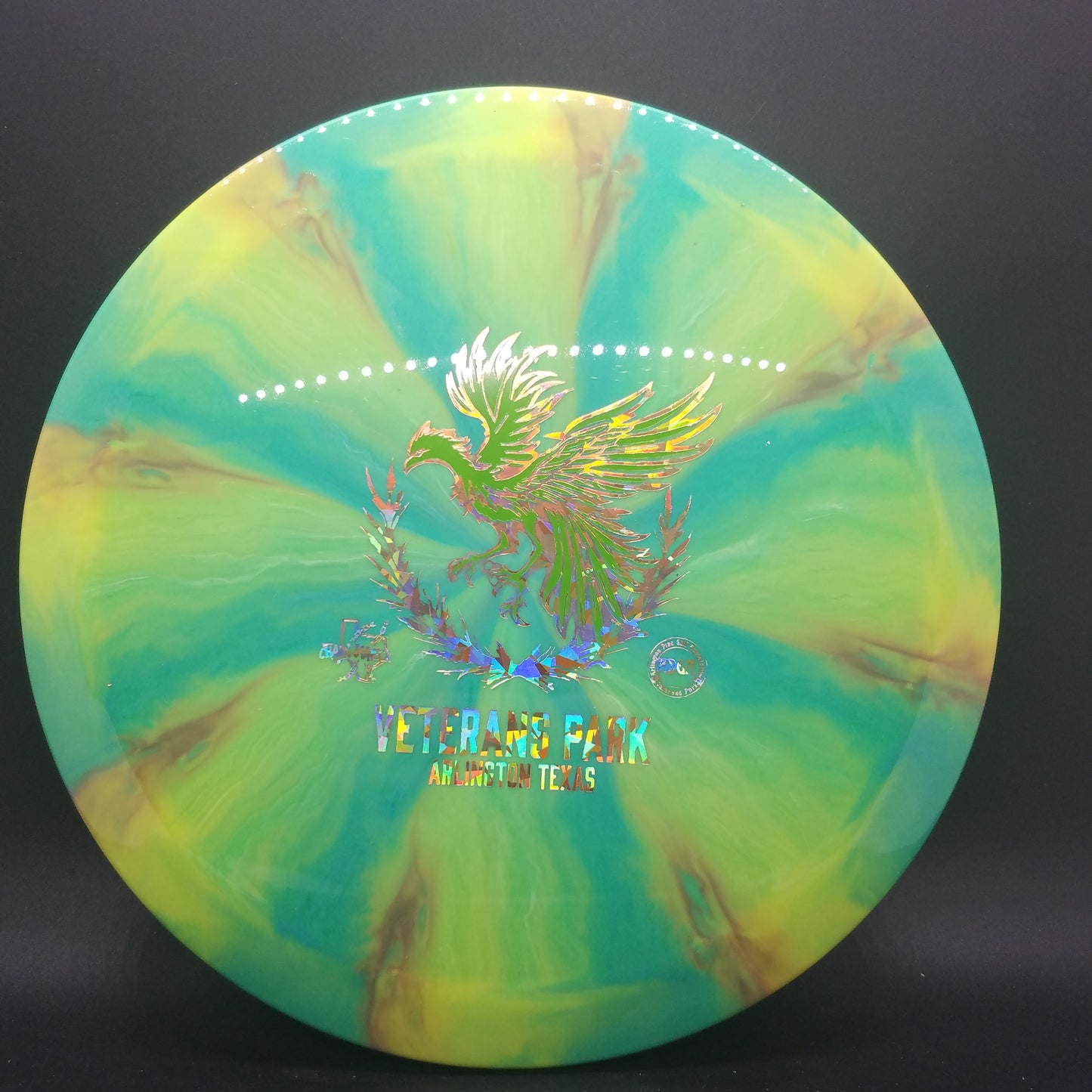 Mint VPO Apex Phoenix yellow/green with green/silver shatter stamp 175g