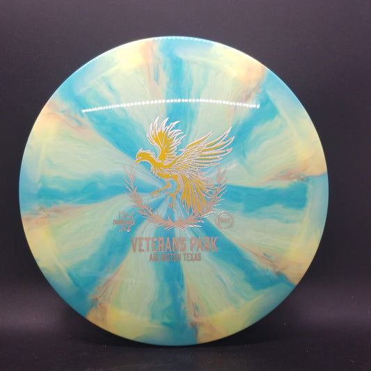 Mint VPO Apex Phoenix blue/yellow with yellow/gold stamp 175g
